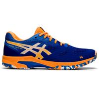 Asics Mens Padel Lima FF Shoes - Monaco Blue/Orange Pop