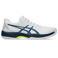 Asics Mens GEL-Game 9 Tennis Shoes - White/Mako Blue