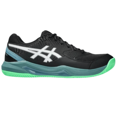 Asics Mens Gel-Dedicate 8 Padel Shoes - Black/Vital Green