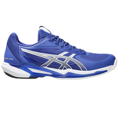 Asics Mens Solution Speed FF 3 Tennis Shoes - White/Dark Cobalt