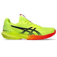 Asics Mens Solution Speed FF 3 Paris Tennis Shoes - Safety Yellow/Black