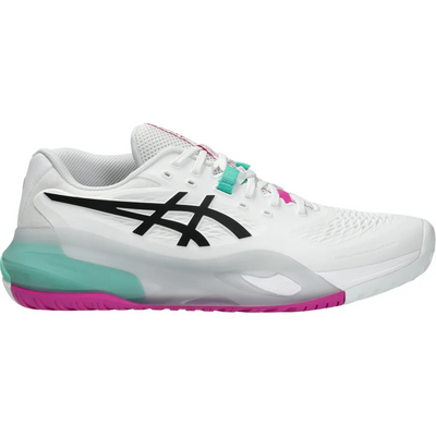 Asics Mens GEL-Resolution X Tennis Shoes - White/Aurora Green