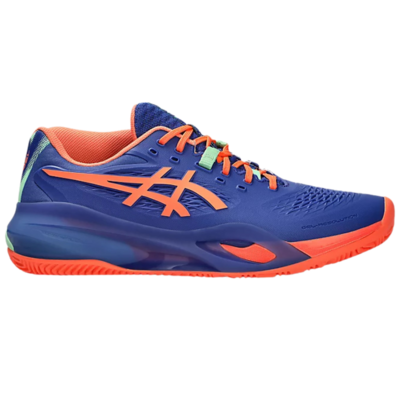 Asics Mens GEL-Resolution X Padel Shoes - Dark Cobalt/Vivid Coral