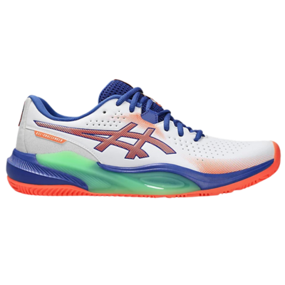 Asics Mens GEL-Challenger 15 Padel Shoes - White/Vivid Coral
