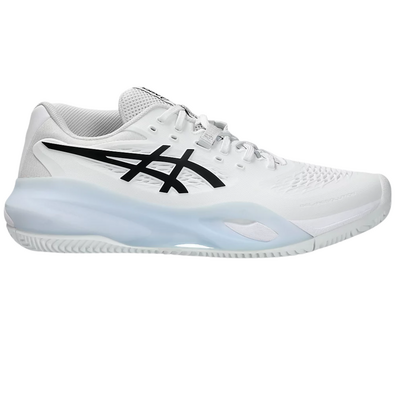 Asics Mens GEL-Resolution X Clay Court Tennis Shoes - White/Black