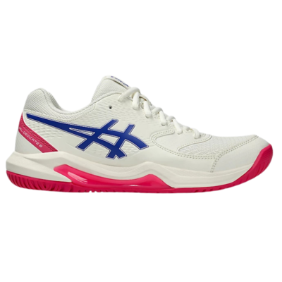 Asics Womens GEL-Dedicate 8 Tennis Shoes - Cream/Dark Cobalt