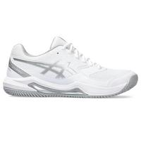 Asics Womens Gel-Dedicate 8 Padel Shoes - White/Pure Silver