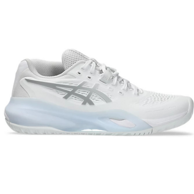 Asics Womens GEL-Resolution X Tennis Shoes - White/Pure Silver