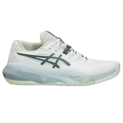Asics Womens GEL-Resolution X Tennis Shoes - White/Monument Blue