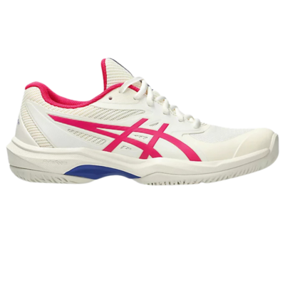 Asics Womens Game FF Tennis Shoes - Cream/Bright Rose