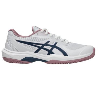 Asics Womens Game FF Tennis Shoes - White/Independence Blue
