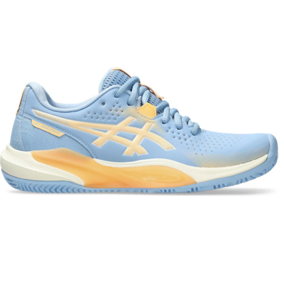 Asics Womens GEL-Challenger 15 Padel Shoes - Stone Wash/Orange Glow