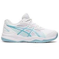 Asics Kids Gel-Game 8 Tennis Shoes - White/Smoke Blue