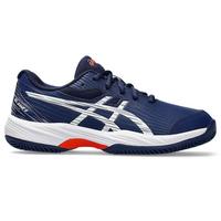 Asics Kids Gel-Game 9 Clay Tennis Shoes - Blue Expanse/White/Red
