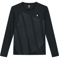 K-Swiss Mens Hypercourt Long Sleeve Top - Blue Graphite