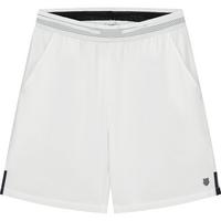 K-Swiss Mens Core Team 8 Inch Shorts - White