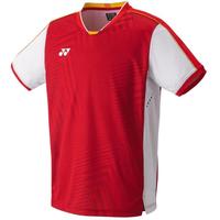 Yonex Mens 10512EX Team China Crew Neck T-Shirt - Ruby Red