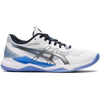 Asics Womens GEL-Tactic Indoor Court Shoes - White/Periwinkle Blue