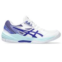 Asics Womens GEL-Task 3 Indoor Court Shoes - White/Eggplant