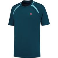 K-Swiss Mens Hypercourt Mesh Crew Tee - Teal