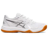 Asics Kids Upcourt 5 Indoor Court Shoes - White/Pure Silver
