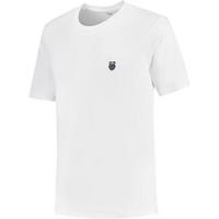 K-Swiss Mens Hypercourt Double Crew Tee - White