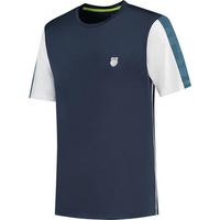 K-Swiss Mens Hypercourt 3 Crew Tee - Navy