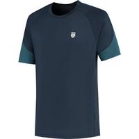 K-Swiss Mens Hypercourt 3 Mesh Crew Tee - Navy