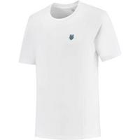 K-Swiss Mens Hypercourt Print Crew Tee - White