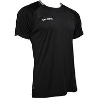 Salming Mens Core 22 Match Tee - Black/Asphalt