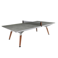 Cornilleau Play-Style Outdoor Table Tennis Table (6mm) - Light Stone