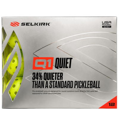 Selkirk Q1 Quiet Pickleball Balls Pack Of 12
