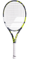 Babolat Pure Aero 26 Inch Junior Tennis Racket - Grey/Lime