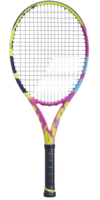 Babolat Pure Aero 26 Inch Junior Rafa Tennis Racket - Pink/Yellow