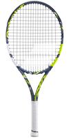 Babolat Aero 25 Inch Junior Tennis Racket - Grey/Lime