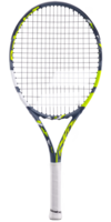 Babolat Aero 25 Inch Junior Tennis Racket - Grey/Lime