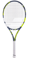 Babolat Aero 26 Inch Junior Tennis Racket - Grey/Lime