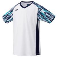 Yonex Kids 16589J T-Shirt - White/Navy Blue