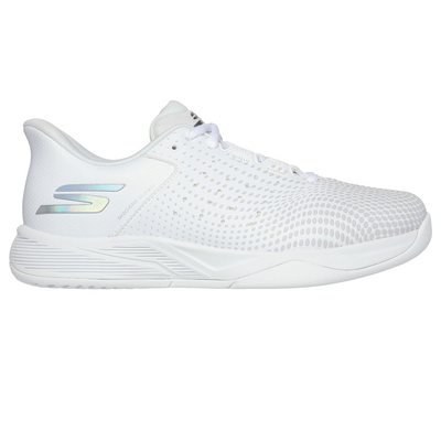 Skechers Womens Viper Court Reload Slip-ins Relaxed Fit - White