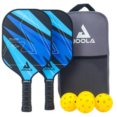 JOOLA Ben Johns Blue Lightning Pickleball Paddle Set