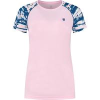 K-Swiss Womens Hypercourt Round Neck Top - Cherry Blossom