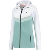 K-Swiss Womens Hypercourt Tracksuit Jacket - White/Light Green