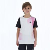 Lotto Boys Tennis Top Ten III Tee - White/Pink