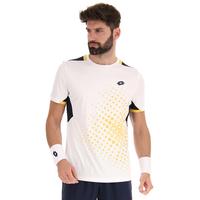Lotto Mens Top IV Tee 1 - Bright White/Navy