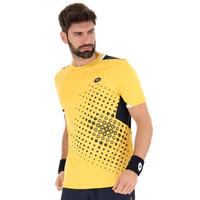 Lotto Mens Top IV Tee 1 - Yellow/Navy
