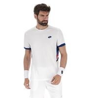 Lotto Mens Squadra III Tennis Tee - White