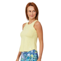 Sofibella Womens Diamond Rush Tank - Lemonade