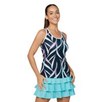 Sofibella Womens Isla Bonita Racerback Tank - Island Palm