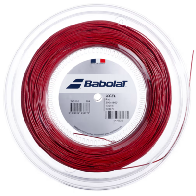 Babolat Xcel 16 (1.30mm) 200m Tennis String Reel - Red