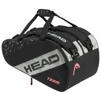 Head Team Large 9 Racket Padel Bag - Black/Ceramic